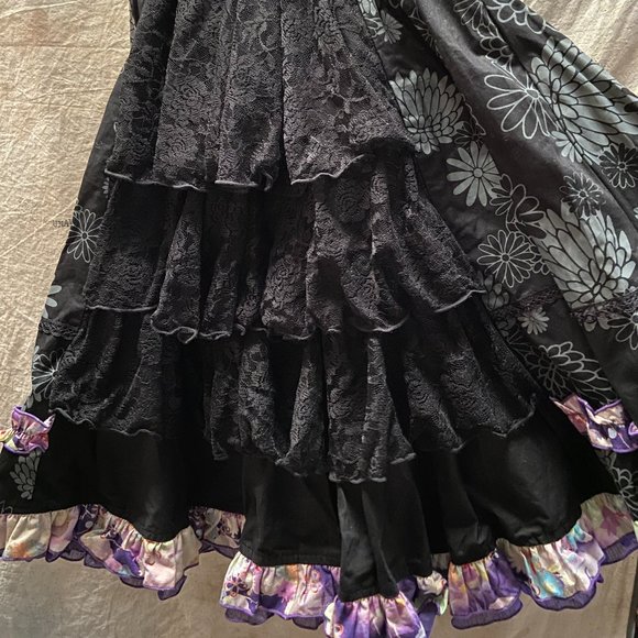 Gothic Victorian Lolita Japanese imported designer skirt - Picture 6 of 7